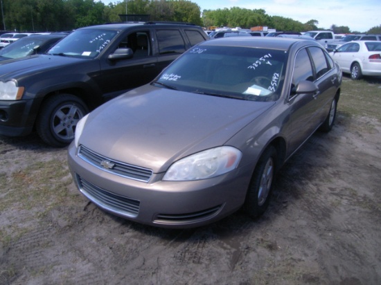 3-05142 (Cars-Sedan 4D)  Seller:Florida State FDLE 2007 CHEV IMPALA