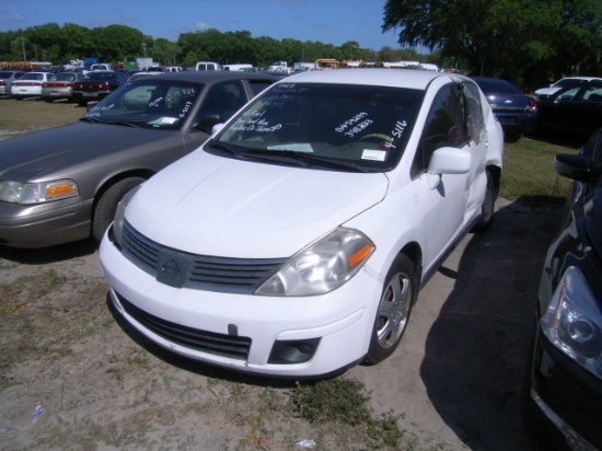 4-05116 (Cars-Sedan 4D)  Seller:Pinellas County Sheriff-s Ofc 2007 NISS VERSA