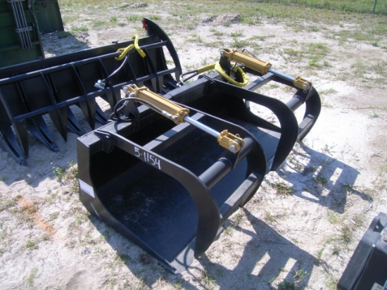 5-01154 (Equip.-Implement- misc.)  Seller:Private/Dealer SKID STEER LOADER 66 INCH GRAPPLE BUCKET