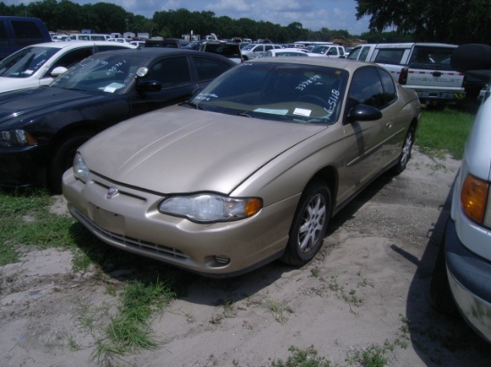 6-05118 (Cars-Sedan 2D)  Seller:Florida State BPR 2000 CHEV MONTECARL