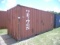 7-04151 (Equip.-Container)  Seller:Private/Dealer TRITON 20 FOOT STEEL SHIPPING CONTAINER