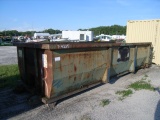 7-04225 (Equip.-Container)  Seller:Private/Dealer 20 YARD STEEL OPEN TOP ROLL OFF CONTAINE