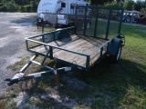 7-03146 (Trailers-Utility flatbed)  Seller:Alachua County Sheriff-s Offic 2002 TEXAS TRAILER SINGLE