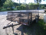 7-03156 (Trailers-Utility flatbed)  Seller:Private/Dealer 1993 BEAV SINGLE AXLE TAG ALONG TRAILER