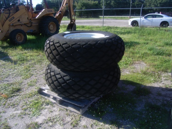 8-01190 (Equip.-Automotive)  Seller:Private/Dealer (2) 18.4-26 TRACTOR TIRES ON 16 INCH