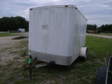 8-03134 (Trailers-Utility enclosed)  Seller:Manatee County 2006 CARGO MATE SINGLE AXLE 6 BY 10 TAG