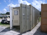 8-01614 (Equip.-Container)  Seller:Private/Dealer 20 FOOT MILITARY SHIPPING LATRINE