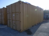 8-01610 (Equip.-Container)  Seller:Private/Dealer 20 FOOT MILITARY SHIPPING BUNKHOUSE