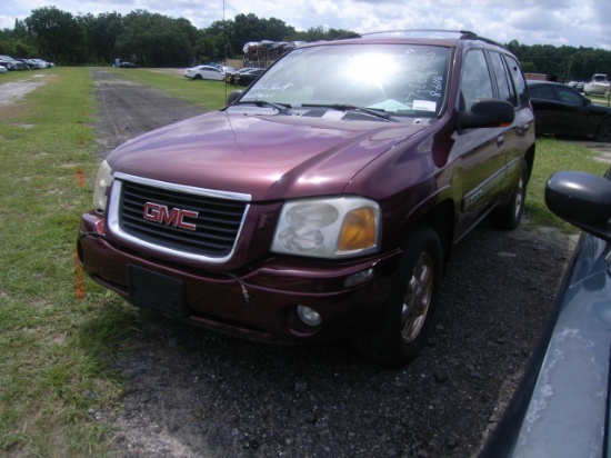 8-06116 (Cars-SUV 4D)  Seller:Hillsborough County Sheriff-s 2002 GMC ENVOY