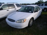 8-06234 (Cars-Sedan 4D)  Seller:Florida State DOT 2001 FORD TAURUS