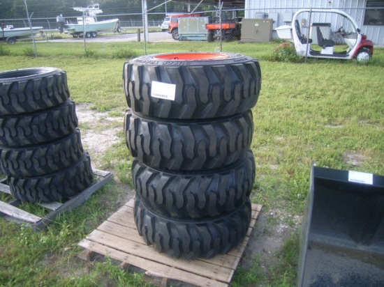 9-01120 (Equip.-Misc.)  Seller:Private/Dealer (4) 12-16.5 NHS SKS-1 SKID STEER LOADER