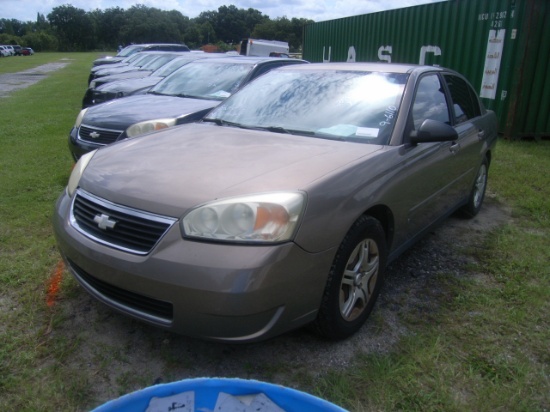 9-06110 (Cars-Sedan 4D)  Seller:Florida State BPR 2007 CHEV MALIBU