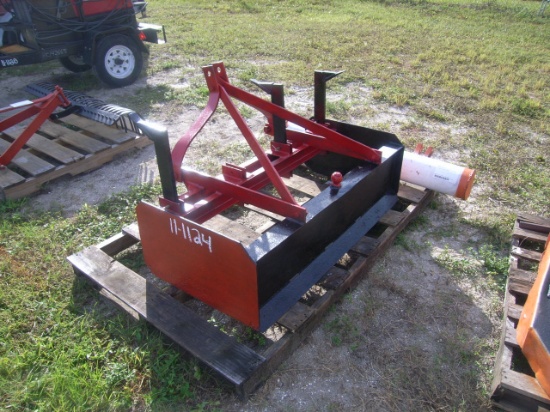 11-01124 (Equip.-Implement- Farm)  Seller:Private/Dealer 4 FOOT 3PT HITCH BOX BLADE & COUNTER