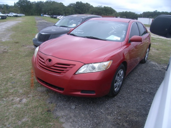 12-06118 (Cars-Sedan 4D)  Seller:Hillsborough County Sheriff-s 2007 TOYT CAMRY