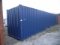 2-04207 (Equip.-Container)  Seller:Private/Dealer 40 FOOT STEEL SHIPPING CONTAINER