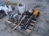 2-04226 (Equip.-Turf)  Seller:Orlando Utilities Commission PALLET WITH LEAF BLOWER- HEDGE TRIMMER