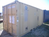 2-04175 (Equip.-Container)  Seller:Private/Dealer 20 FOOT STEEL SHIPPING CONTAINER WITH