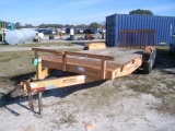 2-03554 (Trailers-Utility flatbed)  Seller:Manatee County 2005 ANDERSON 6 TON TAG ALONG TWO AXLE