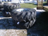 2-03574 (Equip.-Parts & accs.)  Seller:Private/Dealer LOT OF (2) 18.4-30 TRACTOR TIRES AND