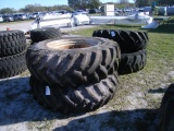 2-03578 (Equip.-Parts & accs.)  Seller:Private/Dealer LOT OF (4) 18.4-34 TRACTOR TIRES AND