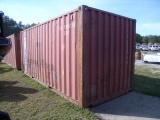 2-04133 (Equip.-Container)  Seller:Private/Dealer FLORENS 20 FOOT STEEL SHIPPING CONTAINER