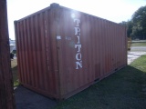 2-04123 (Equip.-Container)  Seller:Private/Dealer TRITON 20 FOOT STEEL SHIPPING CONTAINER