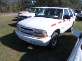 2-06158 (Cars-SUV 4D)  Seller:Florida State DOT 2002 CHEV BLAZER