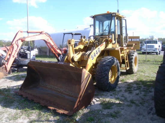 3-01146 (Equip.-Loader- wheeled)  Seller: Florida State DOT JOHN DEERE 544G ENCLOSED CAB WHEEEL LOAD