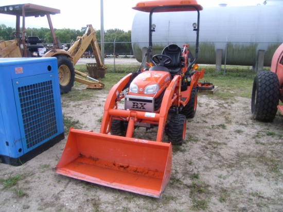 3-01156 (Equip.-Backhoe)  Seller:Private/Dealer KUBOTA BX25DLB DIESEL TRACTOR LOADER BAC