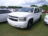 4-09219 (Cars-SUV 4D)  Seller: Gov/Sarasota County Sheriff-s Dept 2009 CHEV TAHOE