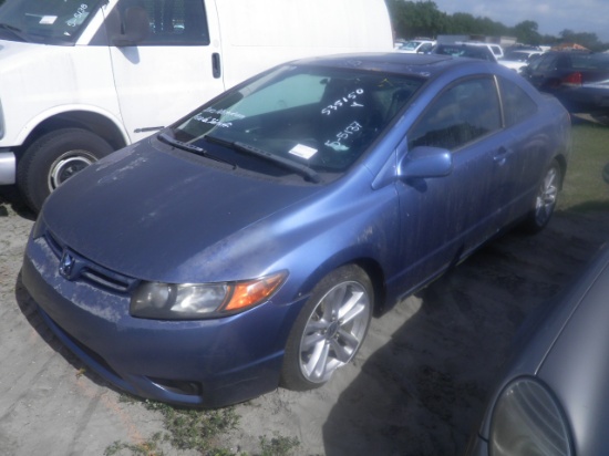 5-05137 (Cars-Coupe 2D)  Seller: Gov/Pasco County Sheriff-s Office 2007 HOND CIVIC