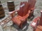 6-02234 (Equip.-Misc.)  Seller:Private/Dealer (2) CEDAR WOOD GLIDING ROCKING CHAIRS