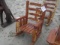 6-02212 (Equip.-Misc.)  Seller:Private/Dealer (2) CEDAR WOOD ROCKING CHAIRS