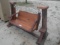 6-02218 (Equip.-Misc.)  Seller:Private/Dealer TEAK WOOD SWINGING BENCH WITH STAND