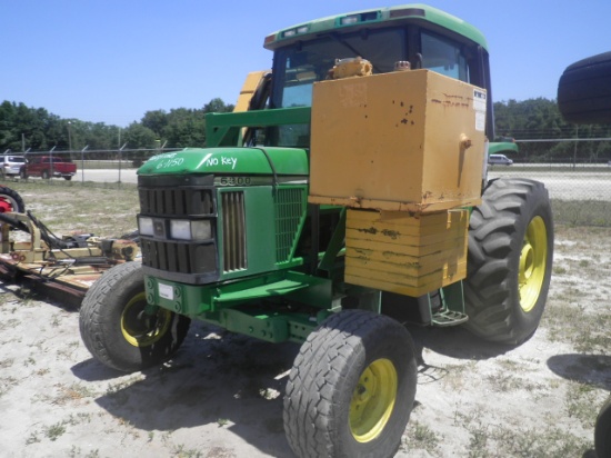 6-01150 (Equip.-Tractor)  Seller:Private/Dealer JOHN DEERE 6300 TRACTOR WITH ROTARY BOOM