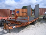 6-03118 (Trailers-Utility flatbed)  Seller: Gov/City of Clearwater 1990 CROSLEY TANDEM AXLE TAG ALON