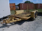 6-03120 (Trailers-Utility flatbed)  Seller: Gov/City of Clearwater 1987 TOOLER TANDEM AXLE TAG ALONG