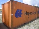 6-04159 (Equip.-Container)  Seller:Private/Dealer HAPAG-LLOYD 20 FOOT STEEL SHIPPING CONTA