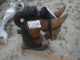 6-02224 (Equip.-Misc.)  Seller:Private/Dealer DECORATIVE WOODEN HORSE HEAD