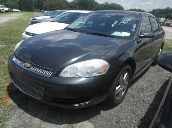 6-06120 (Cars-Sedan 4D)  Seller: Gov/Hillsborough County Sheriff-s 2012 CHEV IMPALA