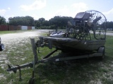 7-03124 (Vessels-Air boat)  Seller: Florida State FWC 1997 COMB AIRBOAT