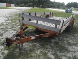 7-03130 (Trailers-Utility flatbed)  Seller: Gov/City of Clearwater 2007 ALL PRO TANDEM AXLE TAG ALON