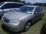 7-10241 (Cars-Sedan 4D)  Seller: Gov/Pinellas County Sheriff-s Ofc 2006 CHEV MALIBU