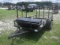 9-03110 (Trailers-Utility flatbed)  Seller: Gov/Port Richey Police Department 2017 HOMEMADE SINGLE A