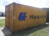 9-04161 (Equip.-Container)  Seller:Private/Dealer HAPAG-LLOYD 20 FOOT STEEL SHIPPING CONTA