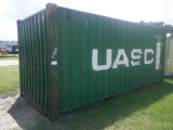 9-04143 (Equip.-Container)  Seller:Private/Dealer UASC 20 FOOT STEEL SHIPPING CONTAINER