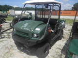 9-02536 (Equip.-A.T.V.)  Seller: Gov/City of St.Petersburg KAWASAKI MULE 4000 SIDE BY SIDE UTILITY