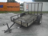 10-03526 (Trailers-Utility flatbed)  Seller:Private/Dealer 2006 HOMEMADE SINGLE AXLE UTILITY TRAILE