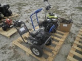 10-02206 (Equip.-Pressure washer)  Seller:Private/Dealer PALLET OF (3) GAS PRESSURE WASHERS AND