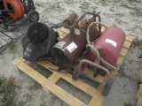 10-02212 (Equip.-Parts & accs.)  Seller:Private/Dealer (2) SAND BLASTING POTS AND A SMALL GAS